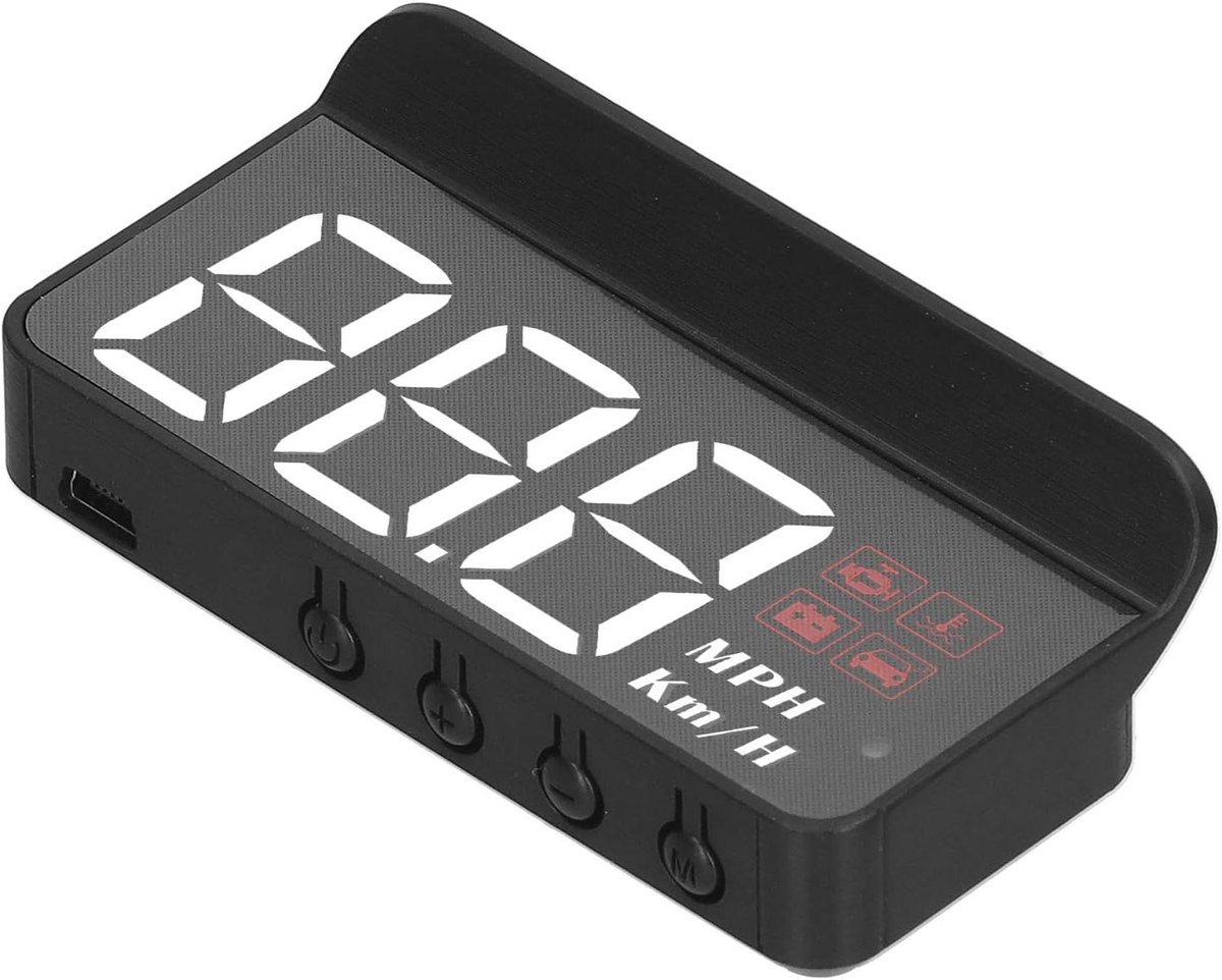 HUD Snelheidsmeter Projector M2 Speedometer: WIYETY Beidou GPS Smart Digitale Speedometer Km H Voorruit Hud Usb Interface Plug And Play Automatische Helderheidsaanpassing 1916642935