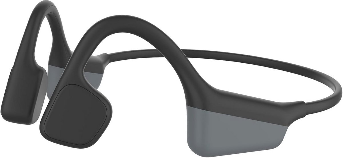 Draadloze Sporthoofdtelefoon met Microfoon - Waterdichte Open Oortjes voor Joggen, Fietsen en Buitenactiviteiten