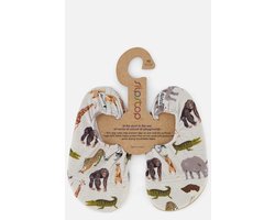 Slipstop Kongo - Beige met safari dieren
