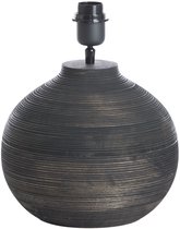 Light & Living Lampe de table Khomai - Bois de manguier - 32cm - abat-jour exclu