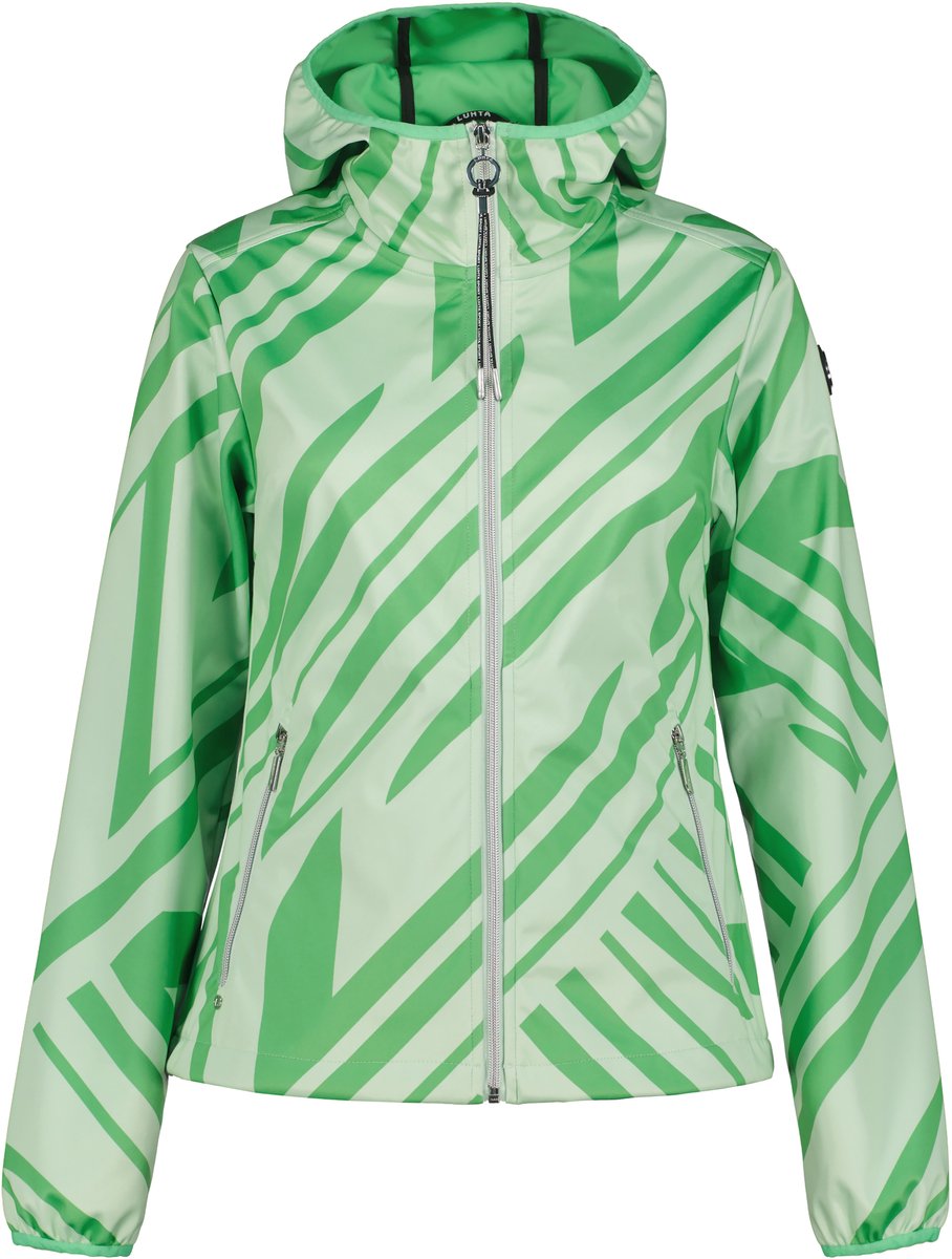 Luhta Ahvionsaari Jas Dames Ongevoerde softshell Aloe Lichtgroen