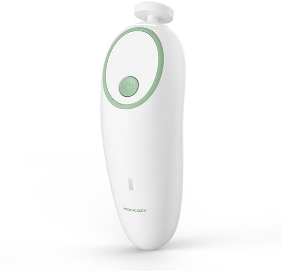 Lime à ongles électrique Momcozy - Convient aux bébés, enfants et adultes - Wit/Vert