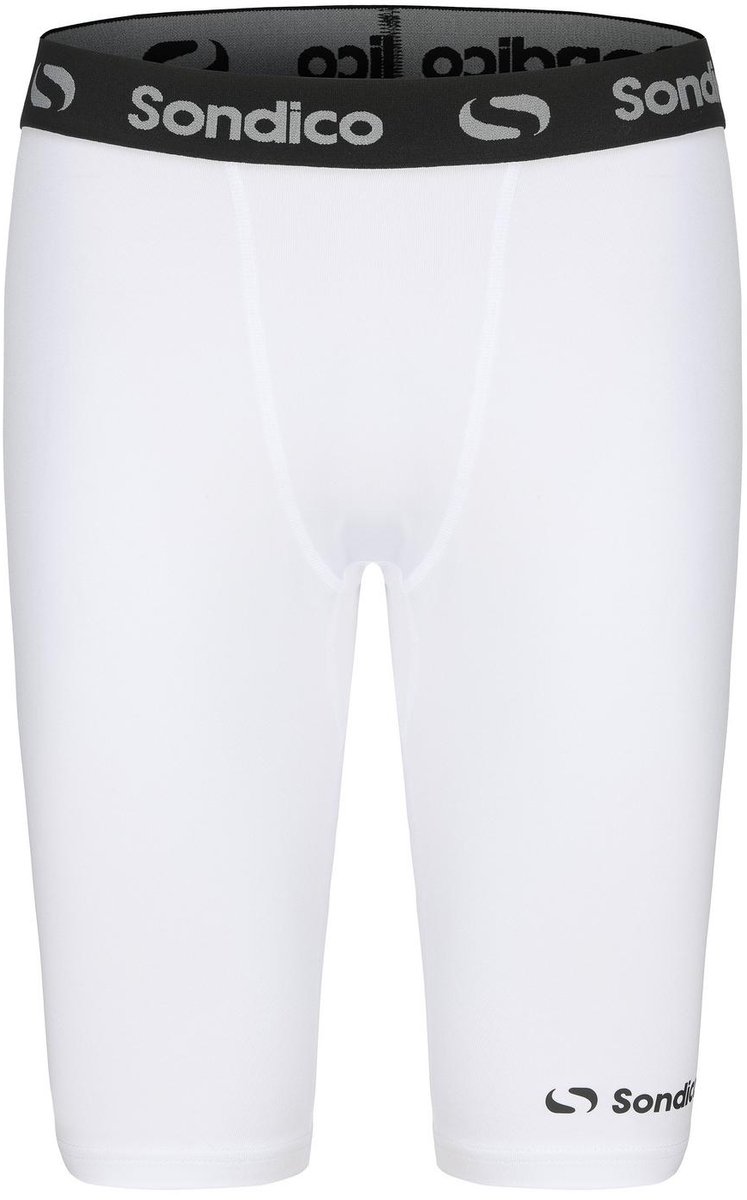 Sondico slidingshort - slidingbroek - Lengte 23 cm - Heren - Kleur White - maat S