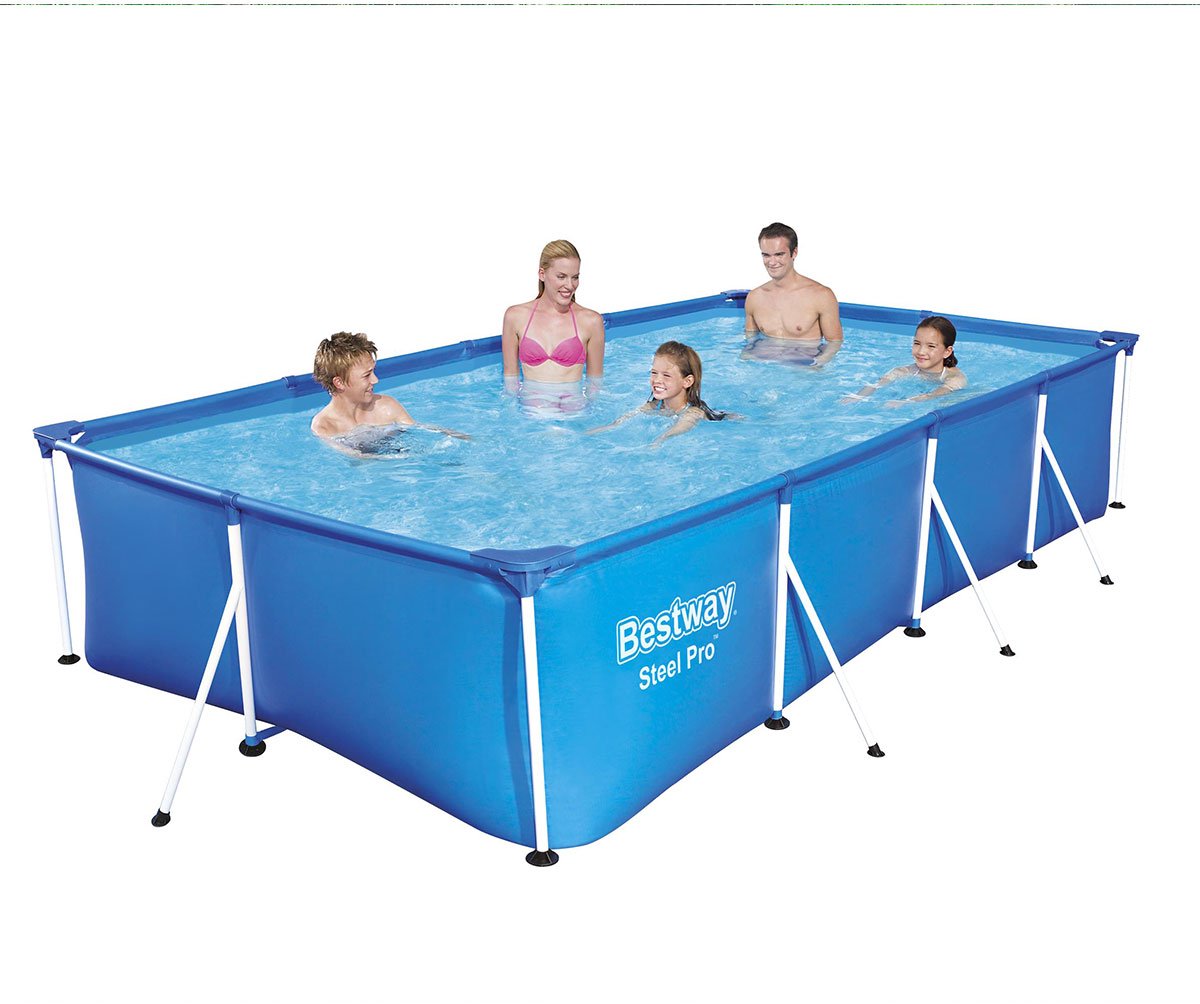 Bestway Steel Pro Zwembad - 400 x 211 x 81 cm - Rechthoekig Opzetzwembad met Stalen Frame - Familiezwembad — afbeelding 11
