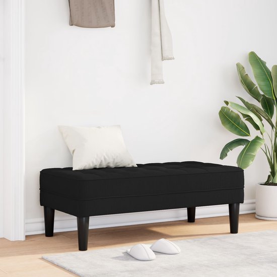 BePureHome Sloping U-vorm Bank Grijs/zwart Melange - PureWonen