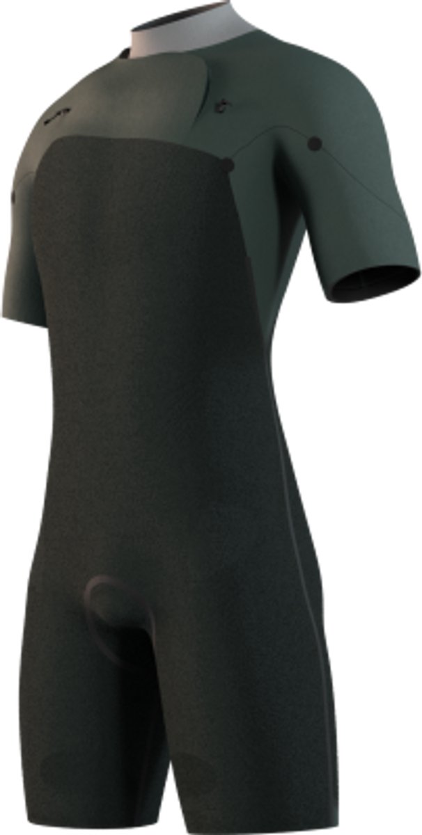 2025 Mystic Heren Motion 3/2mm Voorkant Ritssluiting Shorty Wetsuit 35