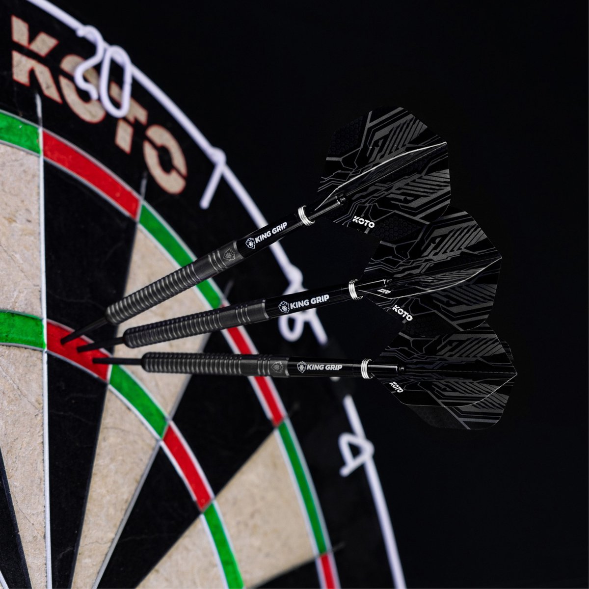 KOTO ZIZ-Wing NO2 Grey - Dart Flights
