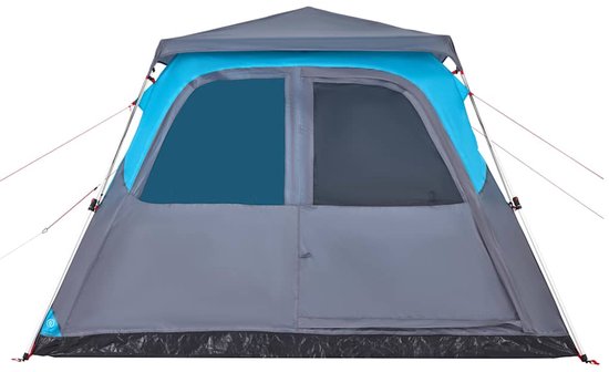 vidaXL - Koepeltent - 6-persoons - snelontgrendeling - blauw van Vidaxl — afbeelding 5