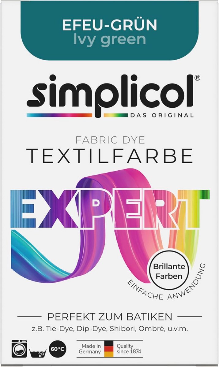 Textielverf klimopgroen voor batikken en DIY-projecten - 150 g kleurpoeder