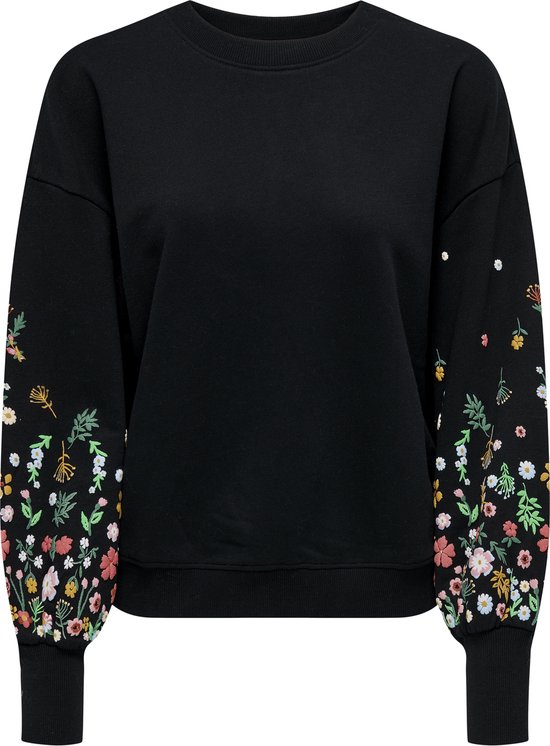 Only Brooke Round Neck Flower Sweater Dames - Maat XL