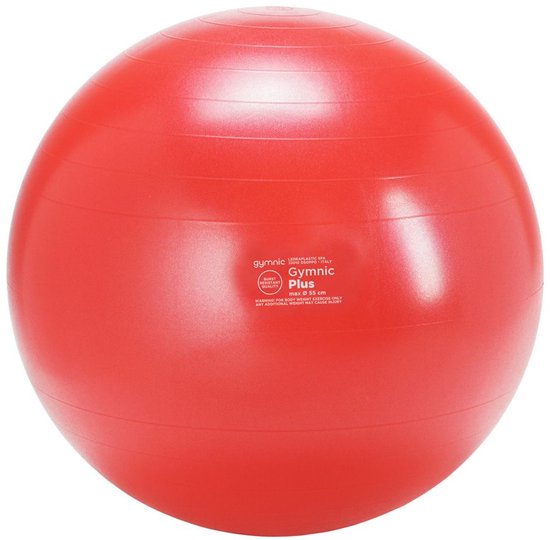 Ballon De Gym Gymnic Body 55 - Jaune, En PVC Souple Pour Yoga, Fitness, Rééducation - 3