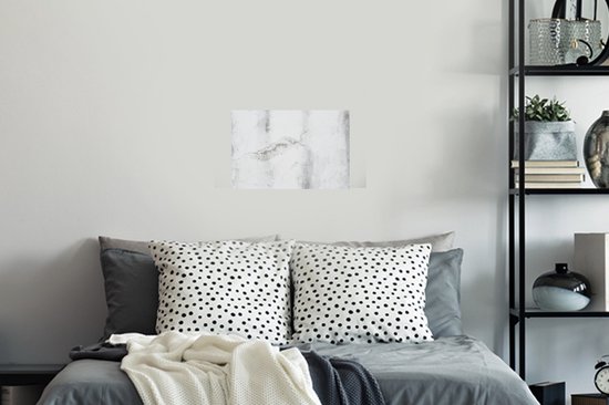 Sticker Muursticker Structure en béton - Structure en béton avec des tons gris - 30x20 cm - feuille adhésive autocollante - sticker mural repositionnable