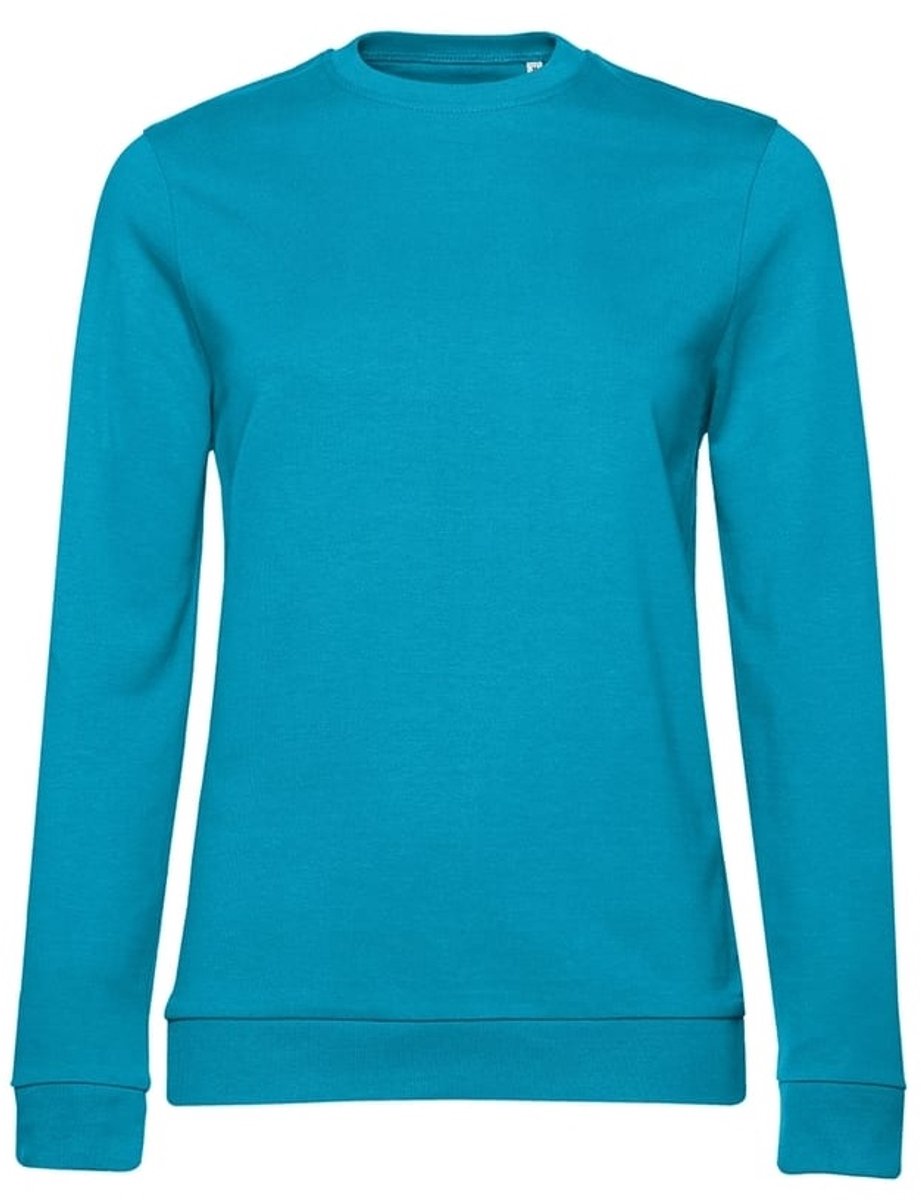 B&C Dames/dames Set-in Sweatshirt (Bermuda Blauw)