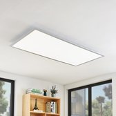 Lindby - LED paneel - 1licht - polycarbonaat, aluminium - H: 5.2 cm - wit, zilver - Inclusief lichtbron
