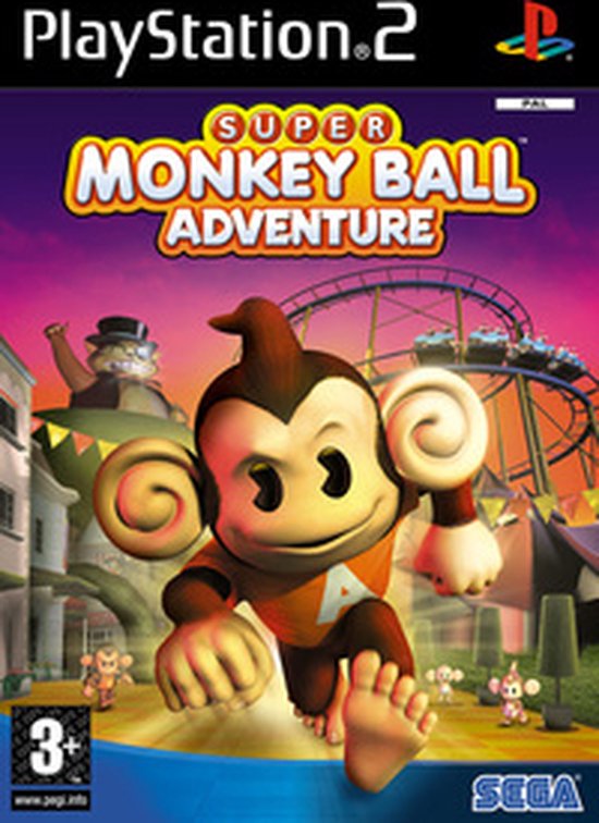 Jeu Super Monkey Ball Deluxe Sur PS2 - Complet Avec Notice - Bon état