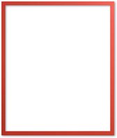 Moderne Lijst 70x100 cm Rood - Emilia