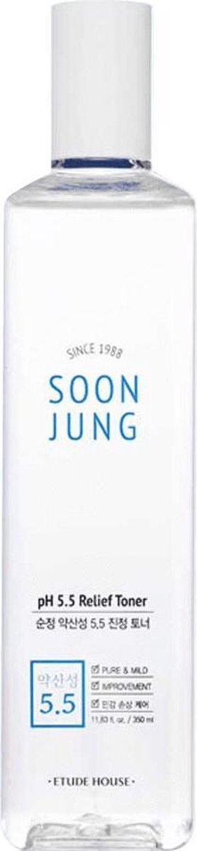 Soon Jung pH5.5 Relief Toner - XL Size - Etude House - Koraanse skincare voor de gevoelige huid