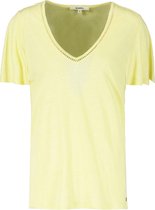 GARCIA Dames T-shirt Geel - Maat S