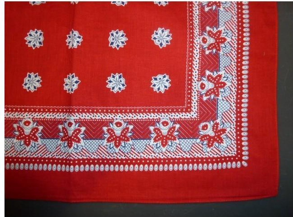 Goedkoopste Boerenzakdoek rood 55x55cm