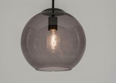 Lumidora Hanglamp 72940 - E27 - Zwart - Grijs - Glas - ⌀ 30 cm