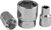 JBM Tools | 1/2" korte zeskantkop 10 mm - verchroomd