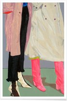 JUNIQE - Poster Siblings -13x18 /Kleurrijk
