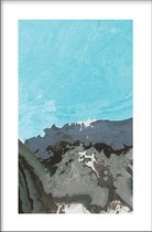 Walljar - Water Coast - Muurdecoratie - Plexiglas