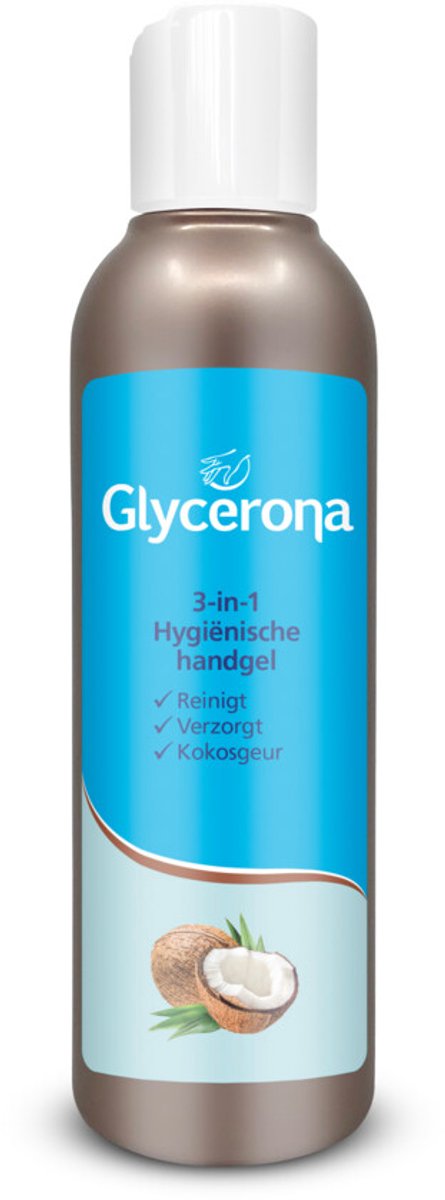Glycerona 3-in-1 Hygiënische Handgel Kokos 200 ml