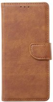 BixB Samsung A42 5G hoesje - Samsung Galaxy A42 5G hoesje - Book Case Wallet - Bruin