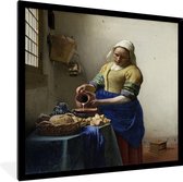 Affiche avec cadre La laitière - Johannes Vermeer - 60x80 cm