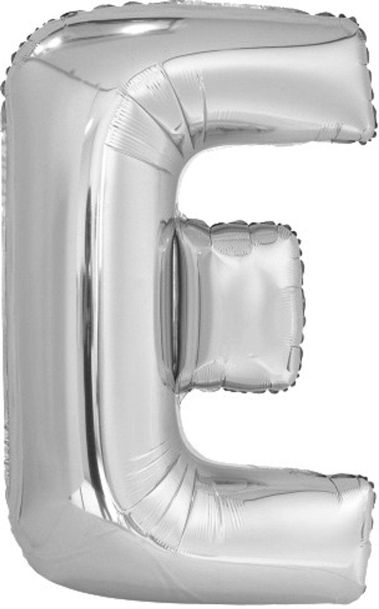 Amscan Letterballon E Folie 114 Cm Zilver