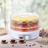 Voedseldroger - ZINAPS 350W Drying Machine with Temperature Control from 35-70° Celcius, 5 Stackable Levels for Fruit, Vegetables, Meat & Mushrooms, Food Dehydrator
