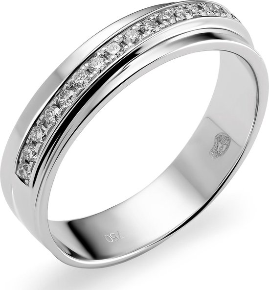 Orphelia RD-3369/56 - Ring - Goud 18 kt - Diamant 0.23 ct - 17.75 mm / maat 56