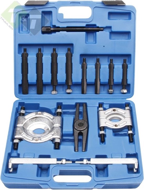 4 stuks kogellagertrekker, lagertrekker, lagertrekker, 2/3/4/6 inch met 2 bekken, trekkergereedschap, instelbare lagertrekker, gereedschapsset voor