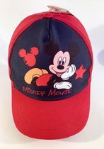 Disney Mickey Mouse cap - rood - maat 54 cm (±5-8 jaar)