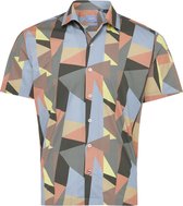 Max | Overhemd korte mouw geo print multi