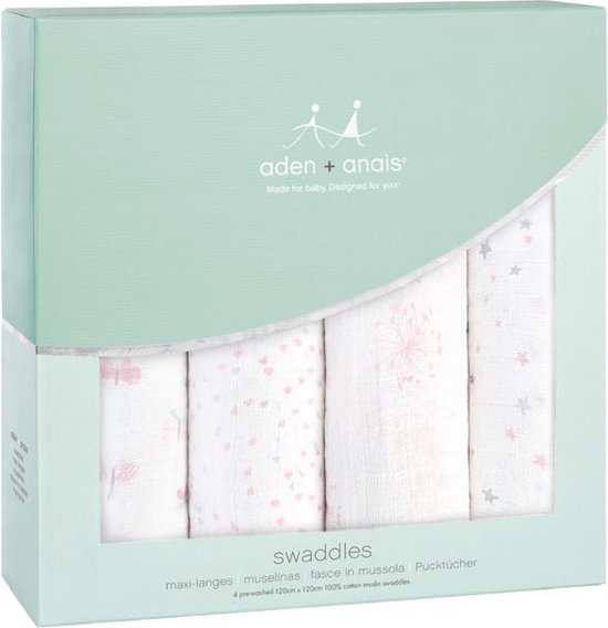 Aden + Anais classic swaddle 4 pack lovely reverie