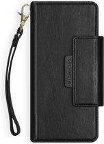 Selencia Surya 2-in-1 Uitneembare Vegan Lederen Bookcase Samsung Galaxy S21 hoesje - Zwart