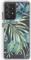 Selencia Fashion Extra Beschermende Backcover Galaxy A52(s) (5G/4G) - Green Jungle Leaves