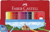 Faber-Castell kleurpotloden - Castle - blik 48 kleuren met accessoires - FC-115888