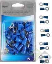 Kabelschoen blauw, 50 delig ring, M6, Benson