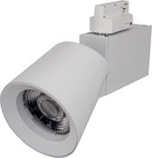 LED Railspot 32W 38 ° COB driefasig WIT - Wit licht