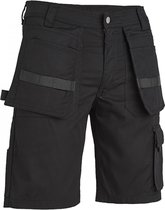 4WORK - Murcia Multipocket Werkshort - Korte Werkbroek - Zwart - Maat 60
