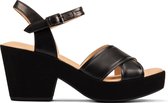 Clarks - Dames schoenen - Maritsa70Strap - D - black leather - maat 7,5