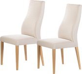 Maison’s Stoelen set – Eettafelstoelen – Eetkamerstoelen – Beige –  79x49.5x104