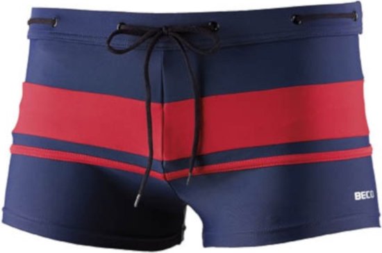 Beco Short De Bain Homme Polyamide/Elasthanne Marine/Rouge Taille Xs