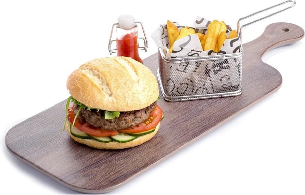 HENDI Frituurmandjes – Set Mini 255x135x45 Mm – Roestvrij Staal – Vaatwasserbestendig