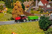 Faller - MF Tractor met aanhanger (WIKING) - modelbouwsets, hobbybouwspeelgoed voor kinderen, modelverf en accessoires