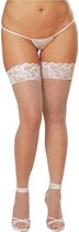 Thigh Highs - White - Hosiery -