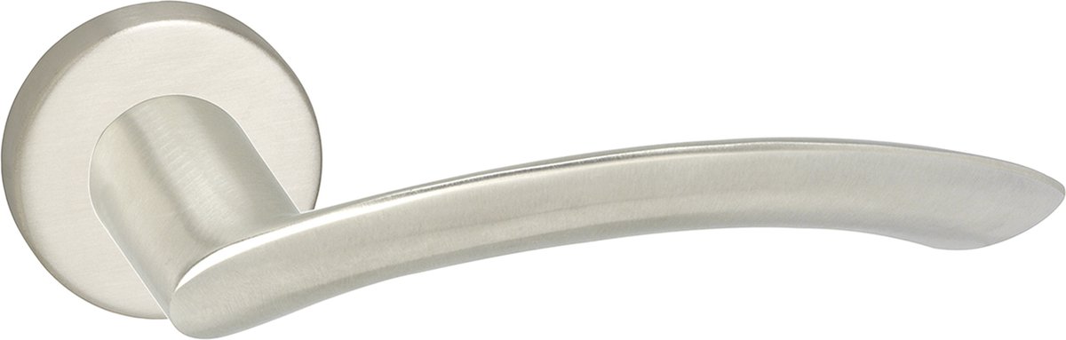 Deurkruk - Impresso Watton - Voor binnen - Rond - RVS - 2 stuks